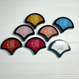 Spellbinders Jane Davenport SQUID INK Pad Lot of 7